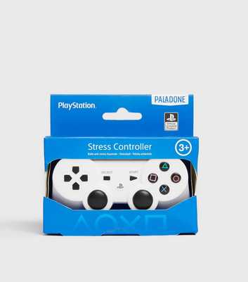 White PlayStation Stress Controller