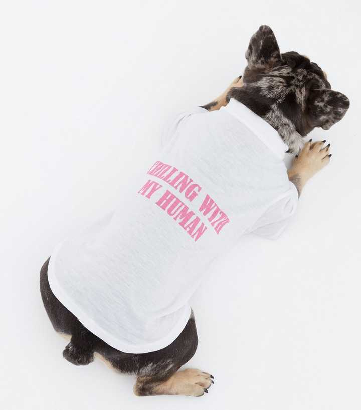 new look dog t shirt