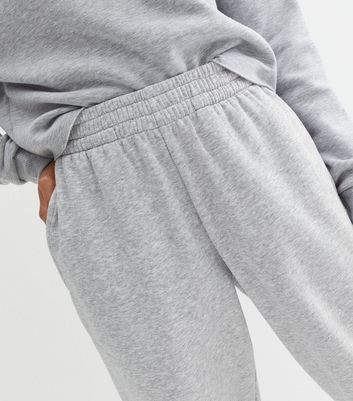 Girls grey hot sale cuffed joggers