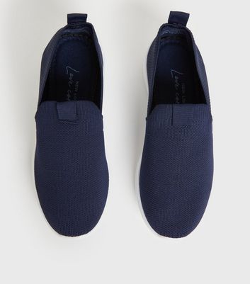 Navy slip on hotsell trainers womens