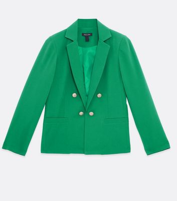 green blazer new look