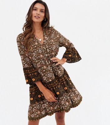 new look paisley dress