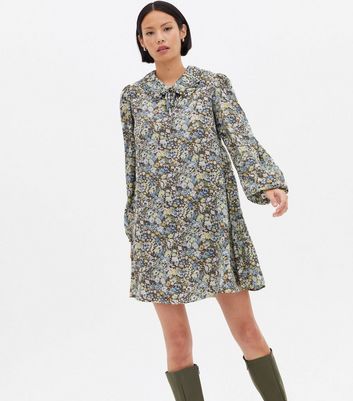 collared swing dress