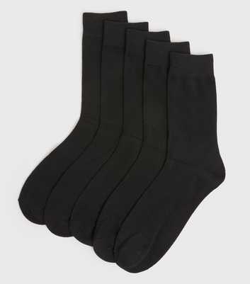 Jack & Jones 5 Pack Black Socks