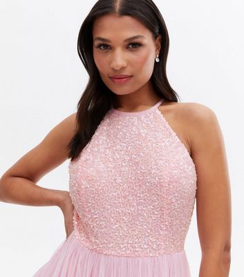 sistaglam selena blush dress