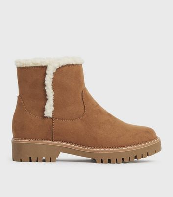 tan suede ankle boots wide fit