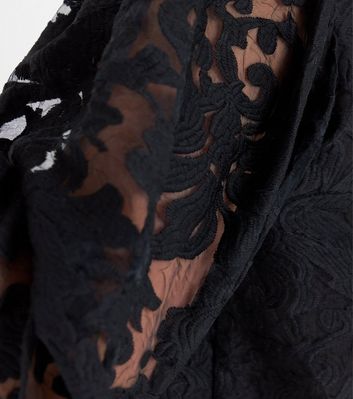 Click to view product details and reviews for Zibi London Black Lace High Neck Blouse New Look.