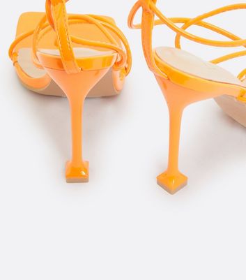 bright orange heels