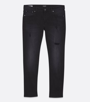 jack and jones ripped black jeans