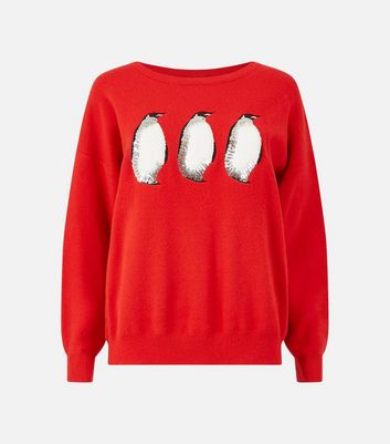 red xmas jumpers