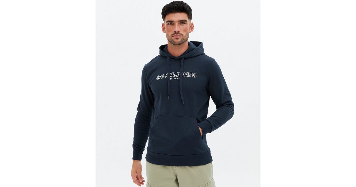 jack jones navy parka