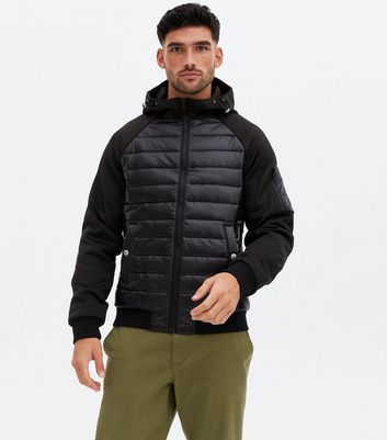 Jack & Jones Multi Heat Quilted Jacket Mens BLACK | Cummins Sports