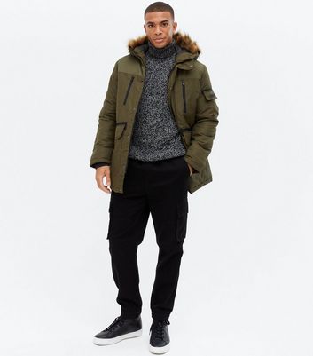 jack jones hooded parka