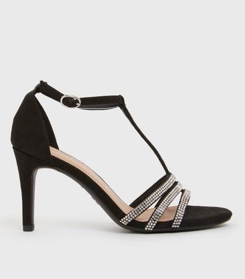 t bar high heels