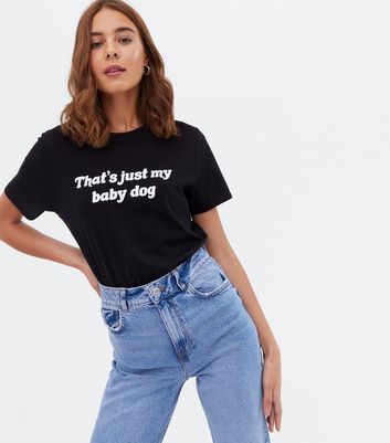 new look dog t shirt