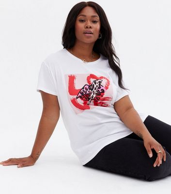 Curves White Leopard Print Love Box 