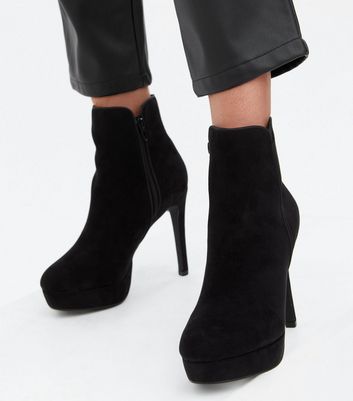 Black shiny Giaro SLICK ENZO platform booties with silver heels - Giaro  High Heels | Official store - All Vegan High Heels