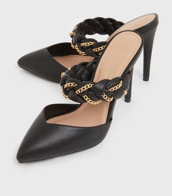 Click to view product details and reviews for Black Plaited Stiletto Heel Court Shoes New Look Vegan. Click to view product details and reviews for Black Plaited Stiletto Heel Court Shoes New Look Vegan.