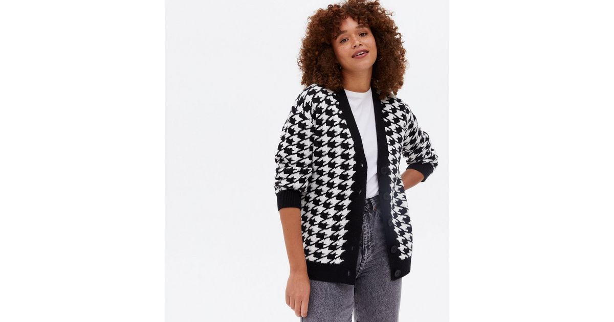 dog tooth cardigan