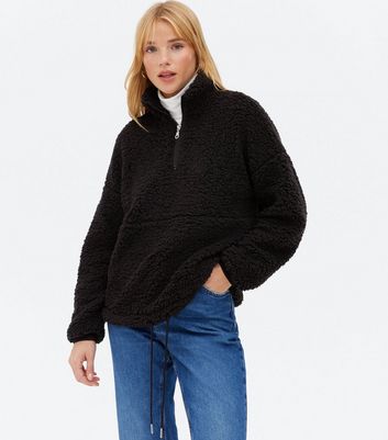 Black discount teddy sweater