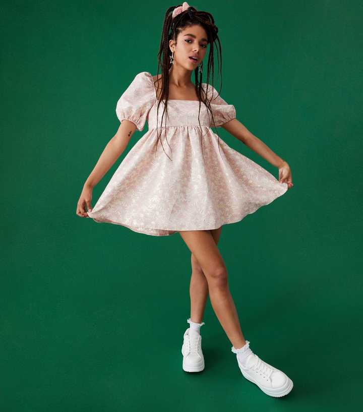 Too Cute Petite Pink Floral Mini Dress