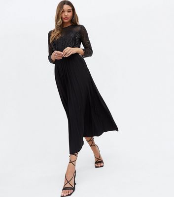 Little mistress outlet black midi dress