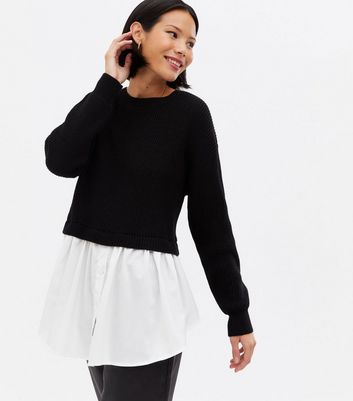 Blue Vanilla Black 2-in-1 Shirt Jumper 