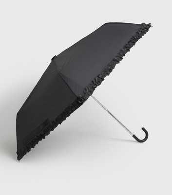Black Frill Umbrella