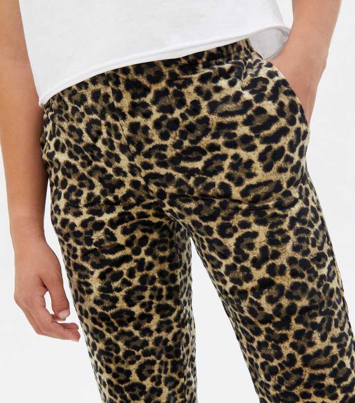 Zara leopard print jeans - Gem