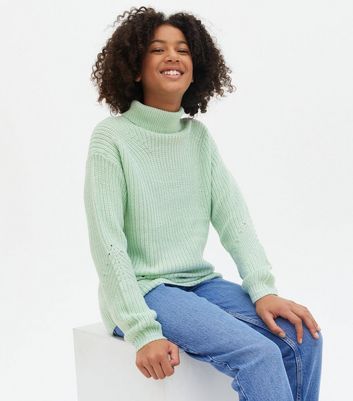 green roll neck