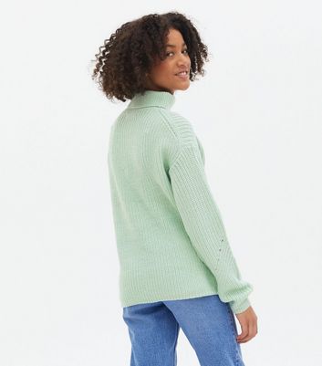 mint green jumper womens