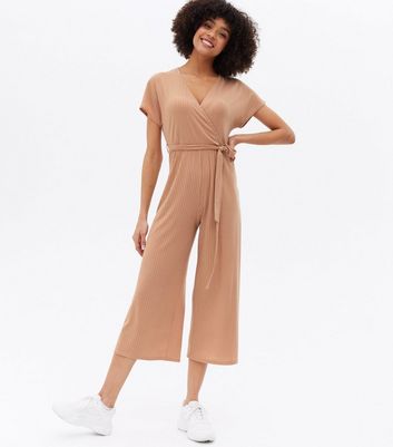 Ribbed sales jersey jumpsuit