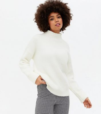 Click to view product details and reviews for Blue Vanilla Off White Ribbed High Neck Jumper New Look. Click to view product details and reviews for Blue Vanilla Off White Ribbed High Neck Jumper New Look.