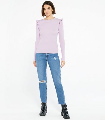 Frill on sale shoulder jumper