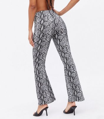 American Eagle rib flare trousers in grey  ASOS