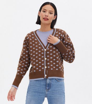 Spotty cardigan sale