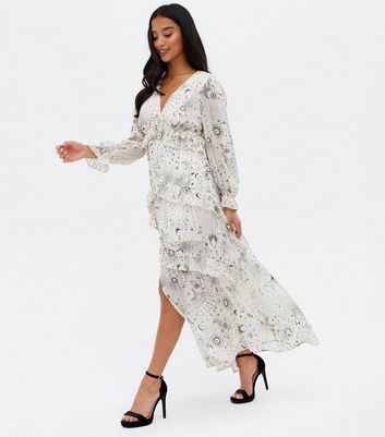 short sleeve black maxi dress