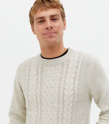 knitted crew neck jumper