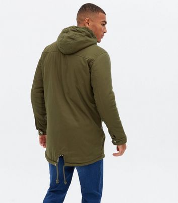 Mens hooded outlet parka sale