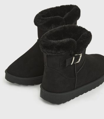 Ladies fur lined sale ankle boots