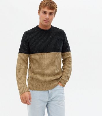 Colour block hotsell sweater mens