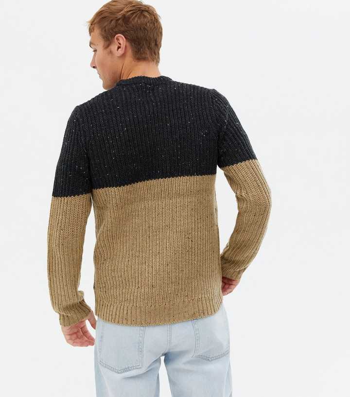 Embossed knit sweater, Only & Sons, Shop Men's Crew Neck Sweaters Online