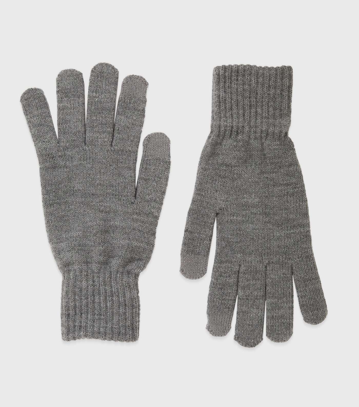 Only & Sons Grey Knit Gloves