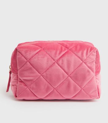 quilted makeup pouch