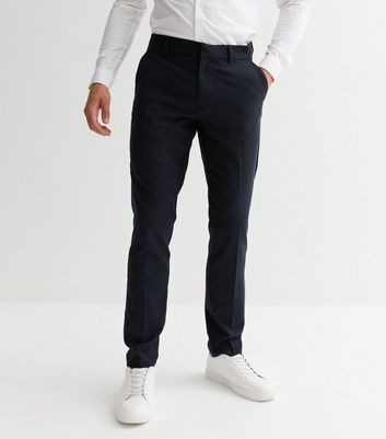 Super Slim Phoenix Formal Charcoal Textured Trouser - Mybar