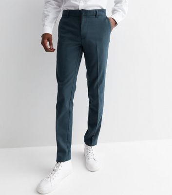 Occasions | Blue Skinny Fit Wedding Trousers | SuitDirect.co.uk
