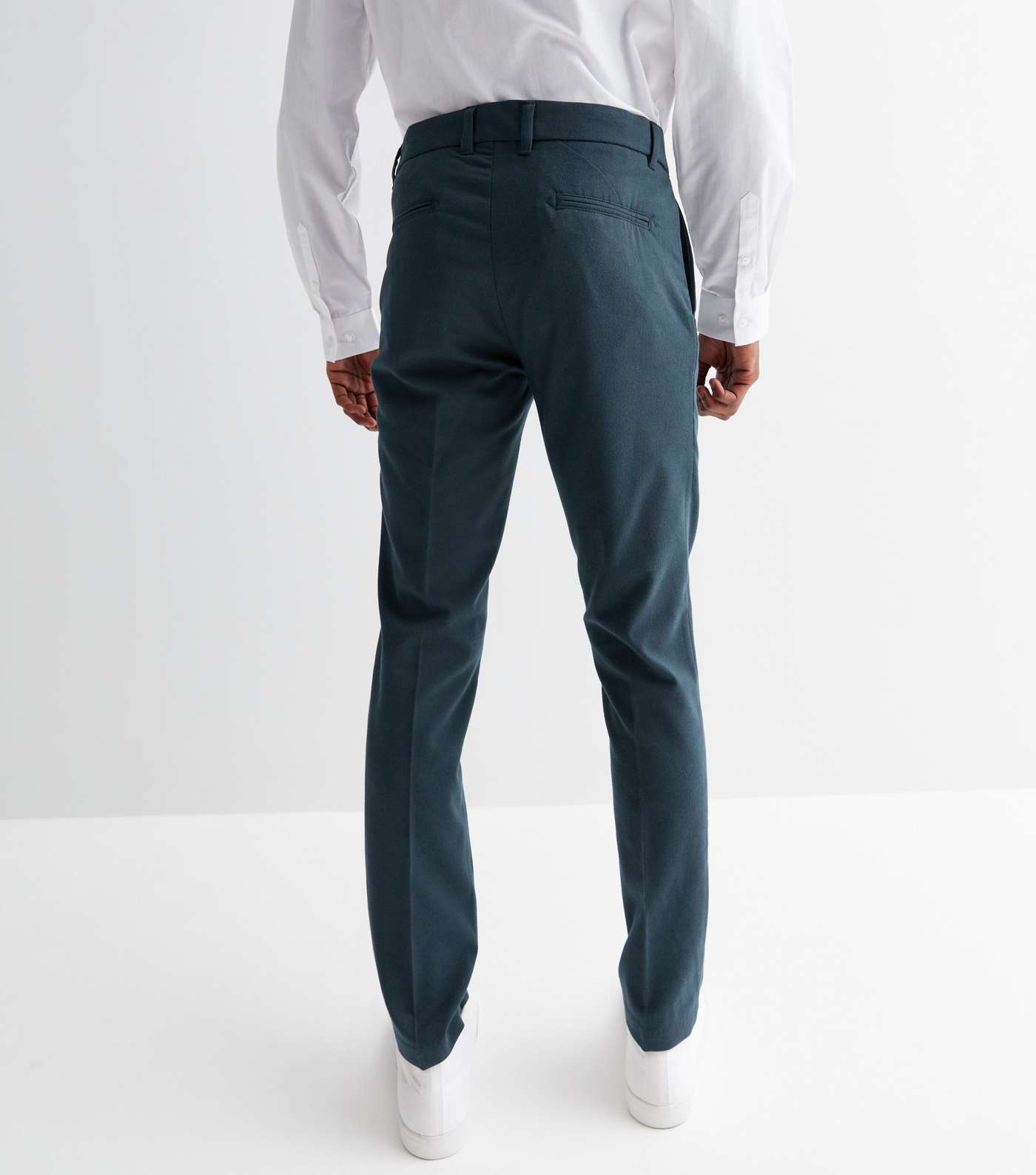 New Look skinny suit pant in bright blue