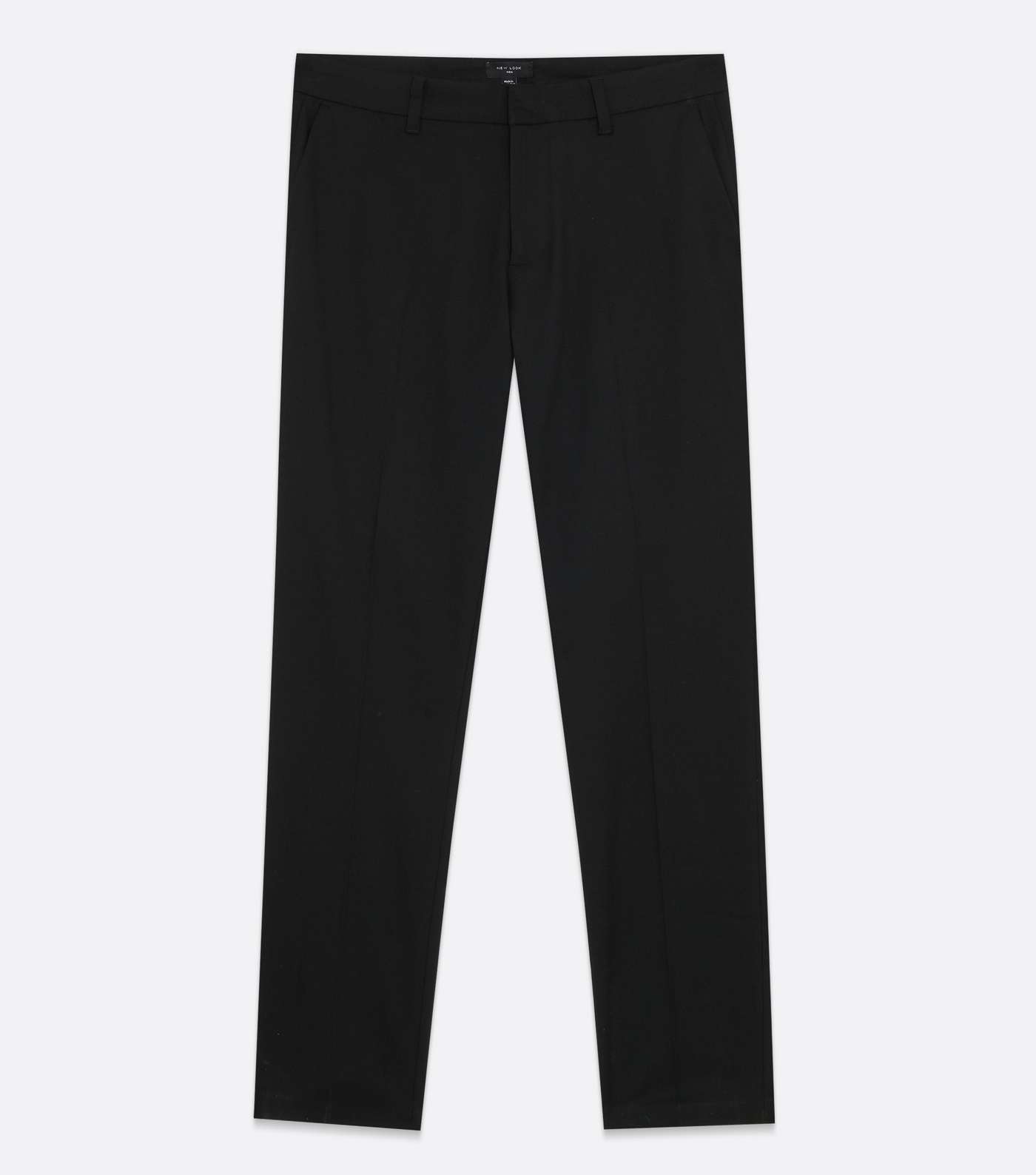 Black Mid Rise Slim Suit Trousers Image 5