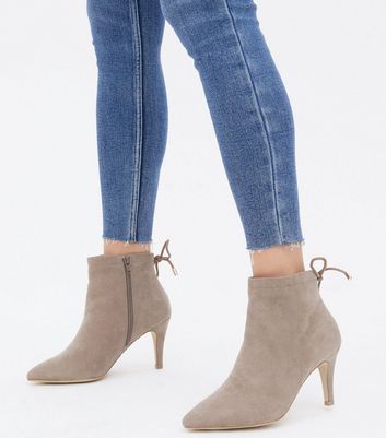 Light brown ankle clearance booties