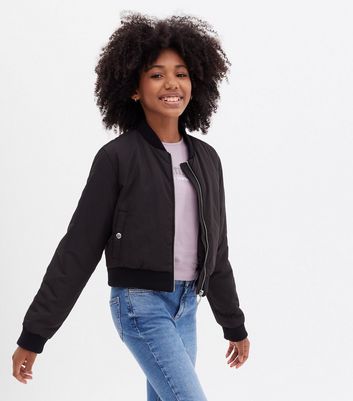 bomber jacket ladies black